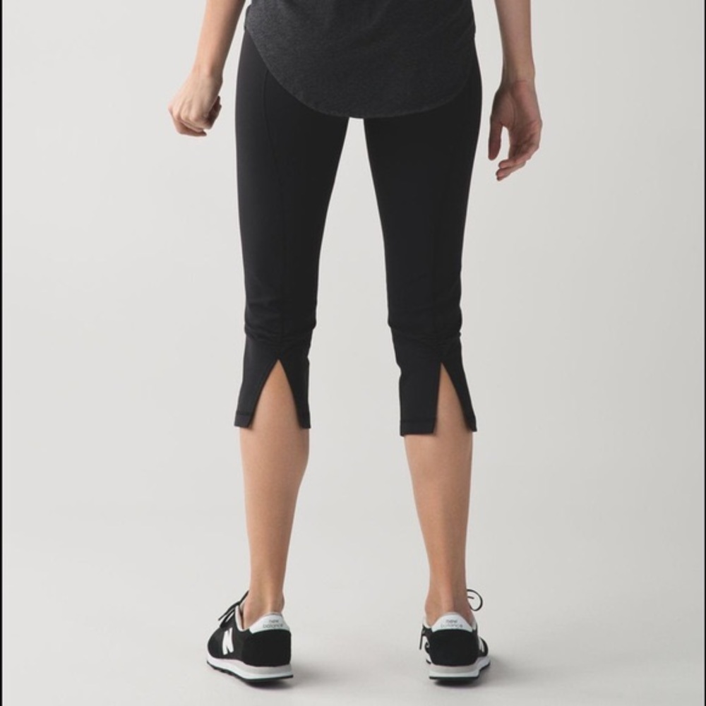 Lululemon Crop Leggings with Slit